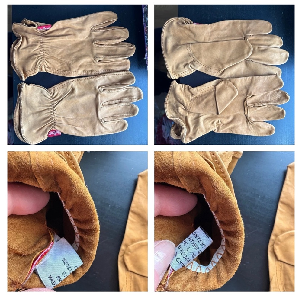 Tan Leather Gloves